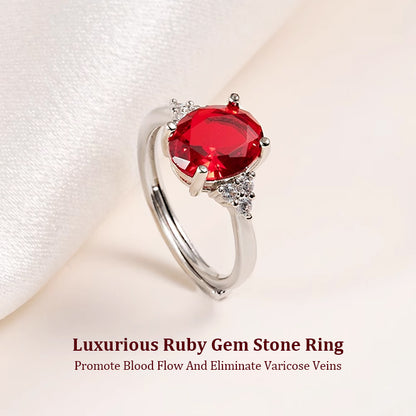 Luxurious Ruby Gem Stone Ring