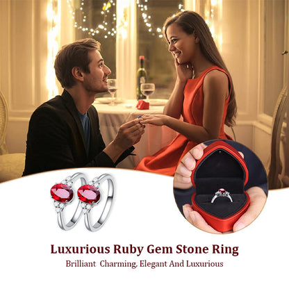 Luxurious Ruby Gem Stone Ring